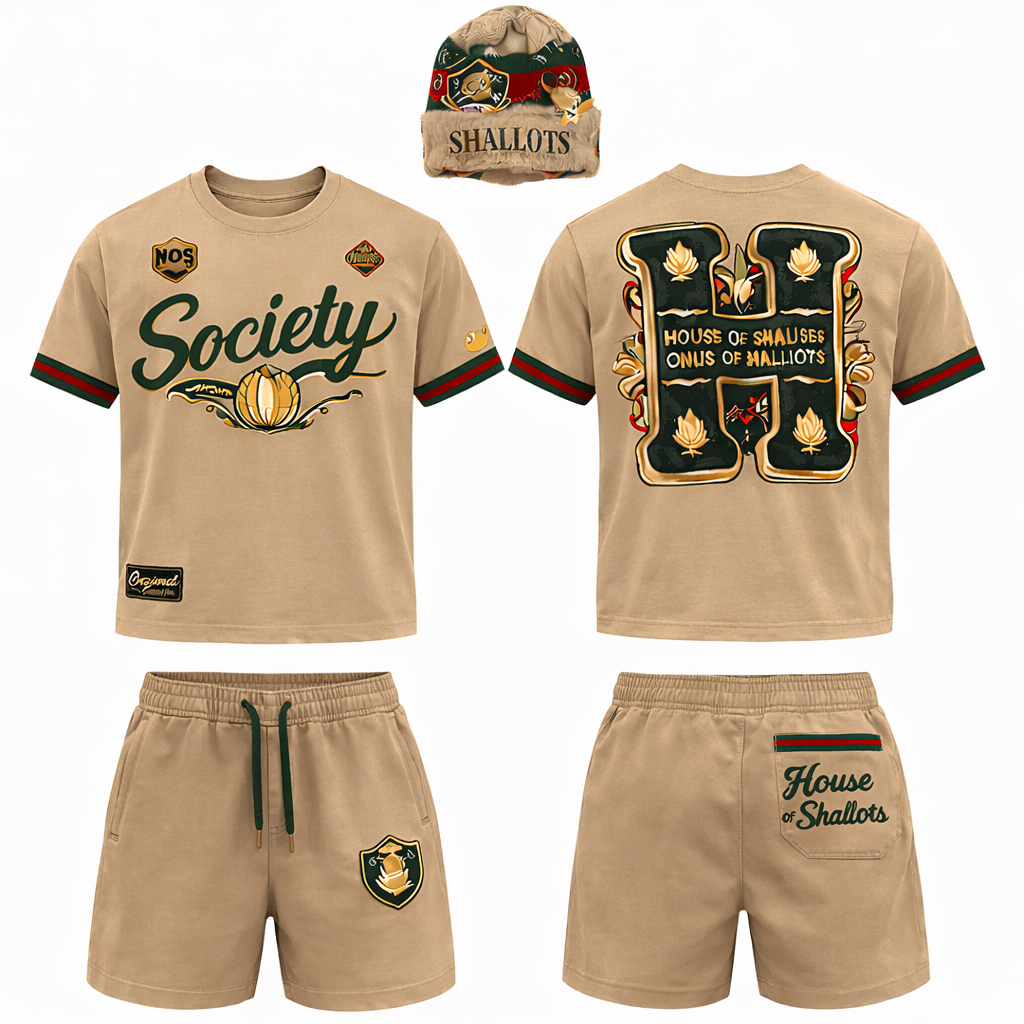 House of Shallots Society Collection – Premium Short Sleeve Set