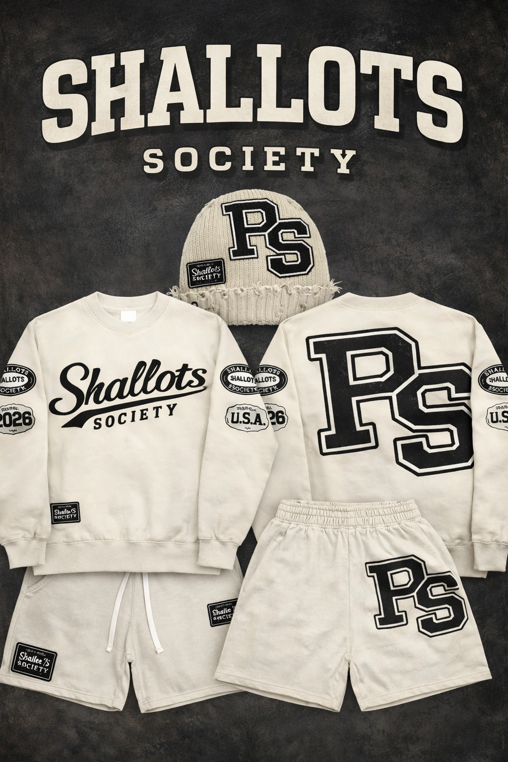 House of Shallots Society collection Short Set