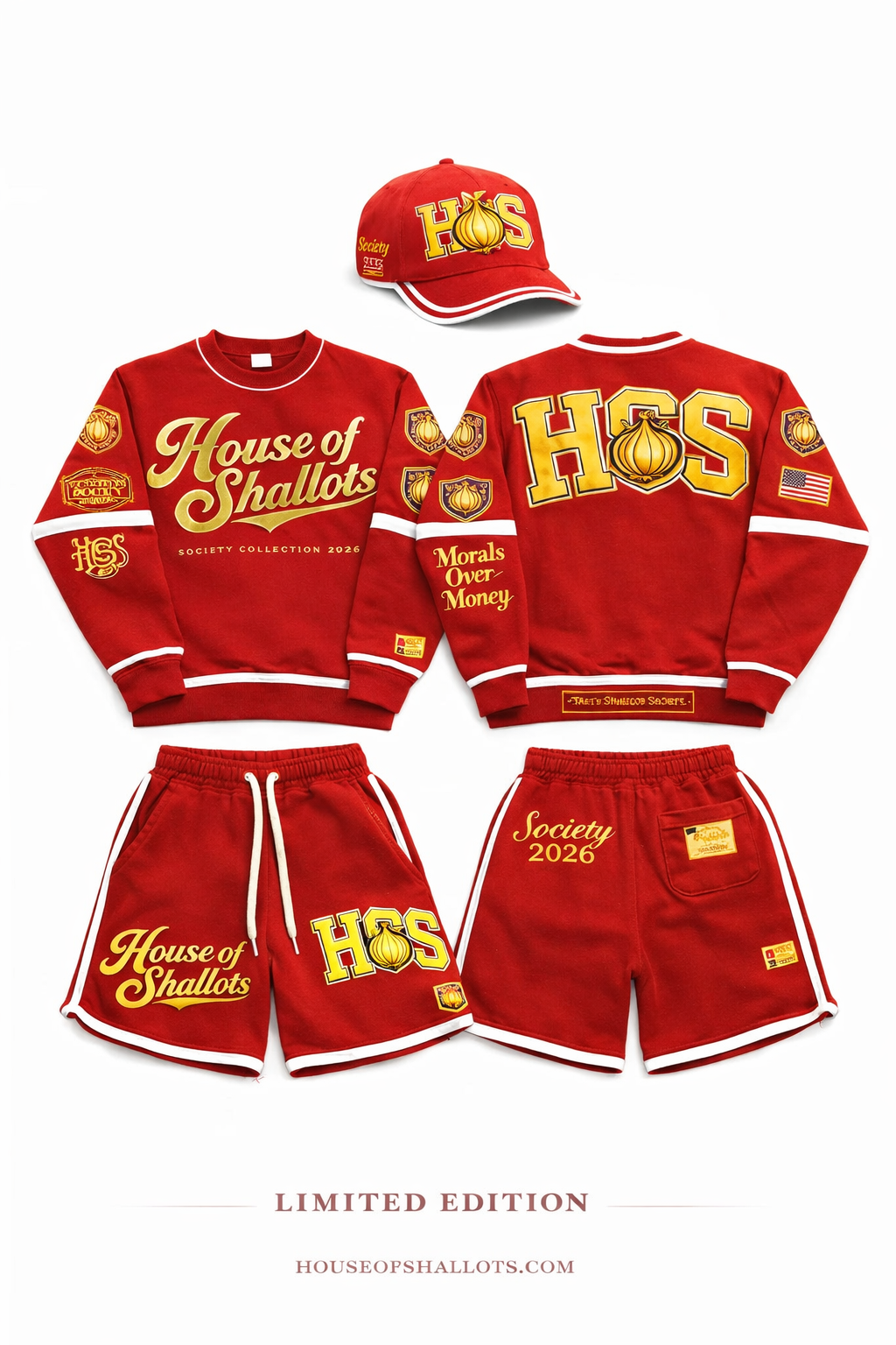 House of Shallots Society collection Short Set