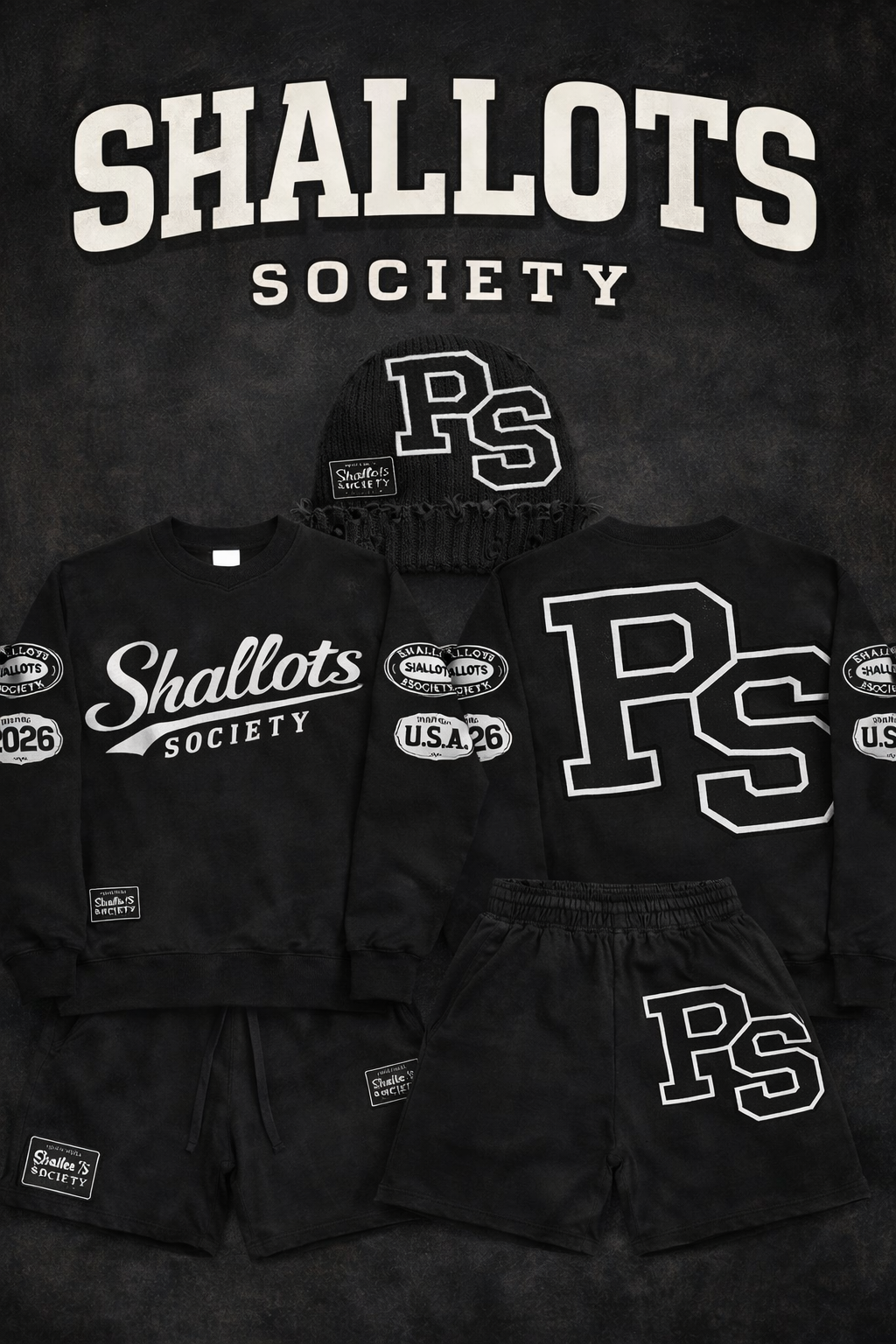 House of Shallots Society collection Short Set