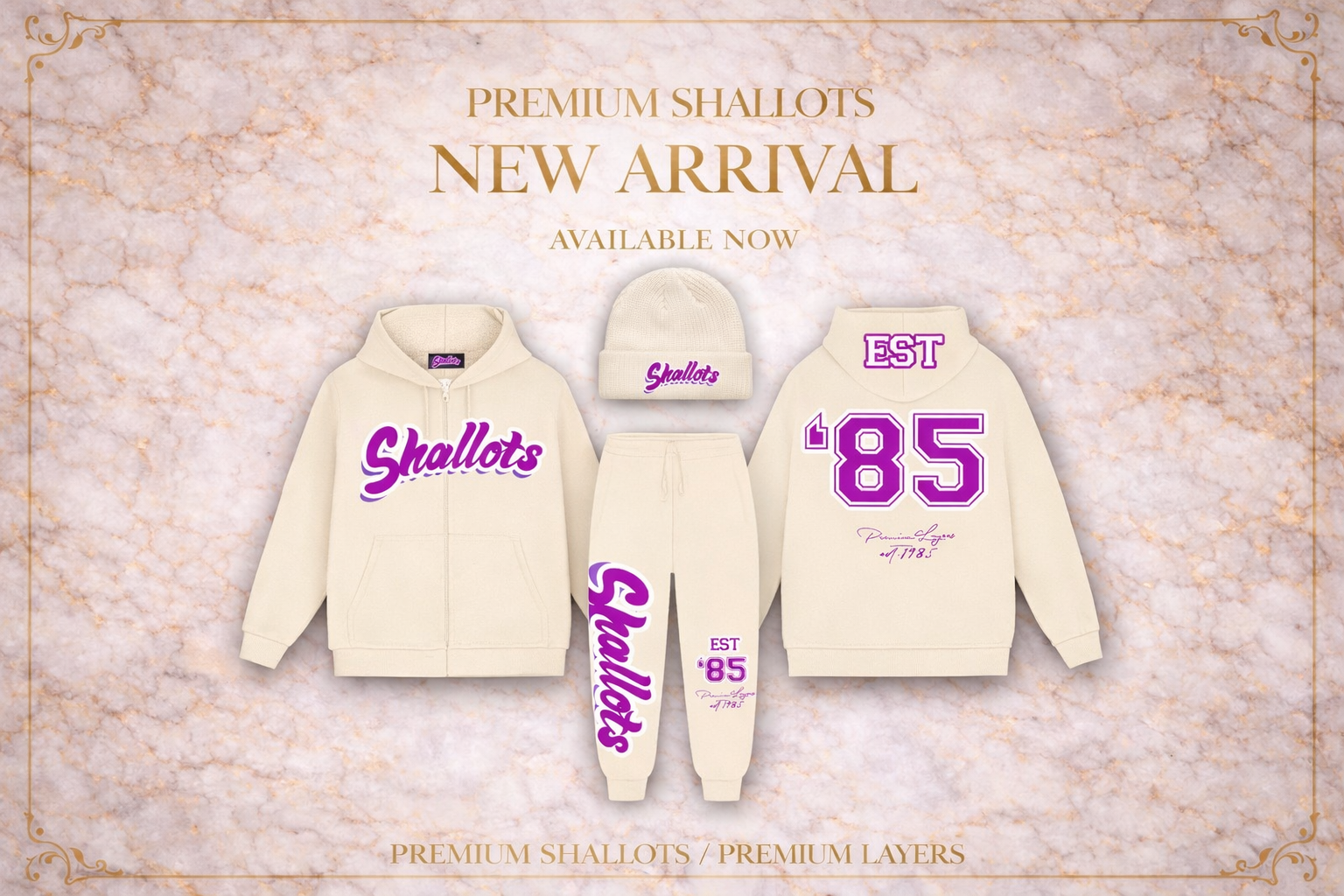 Shallots 3pc Sweatsuit