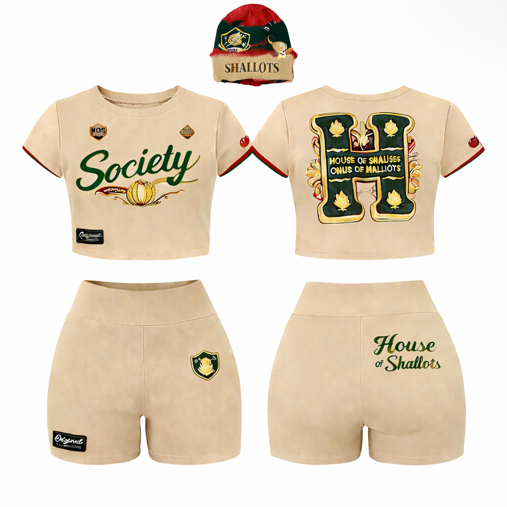 House of Shallots Society Collection – Women’s Premium Crop Set