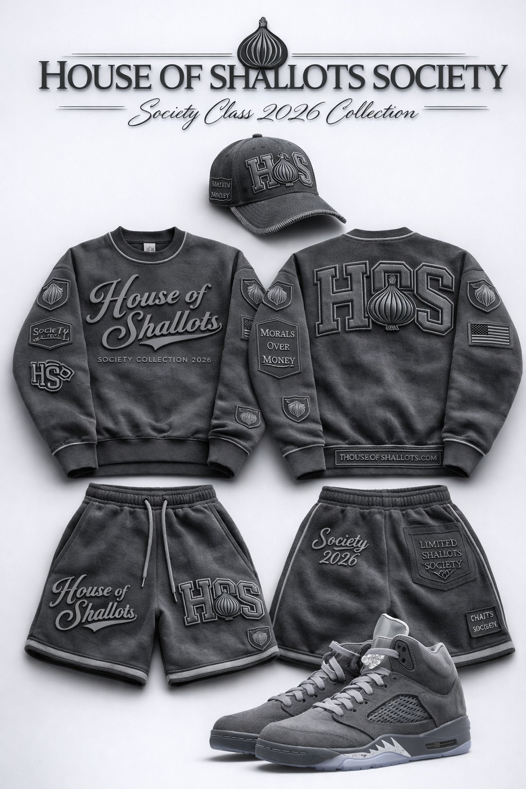 House of Shallots Society collection Short Set